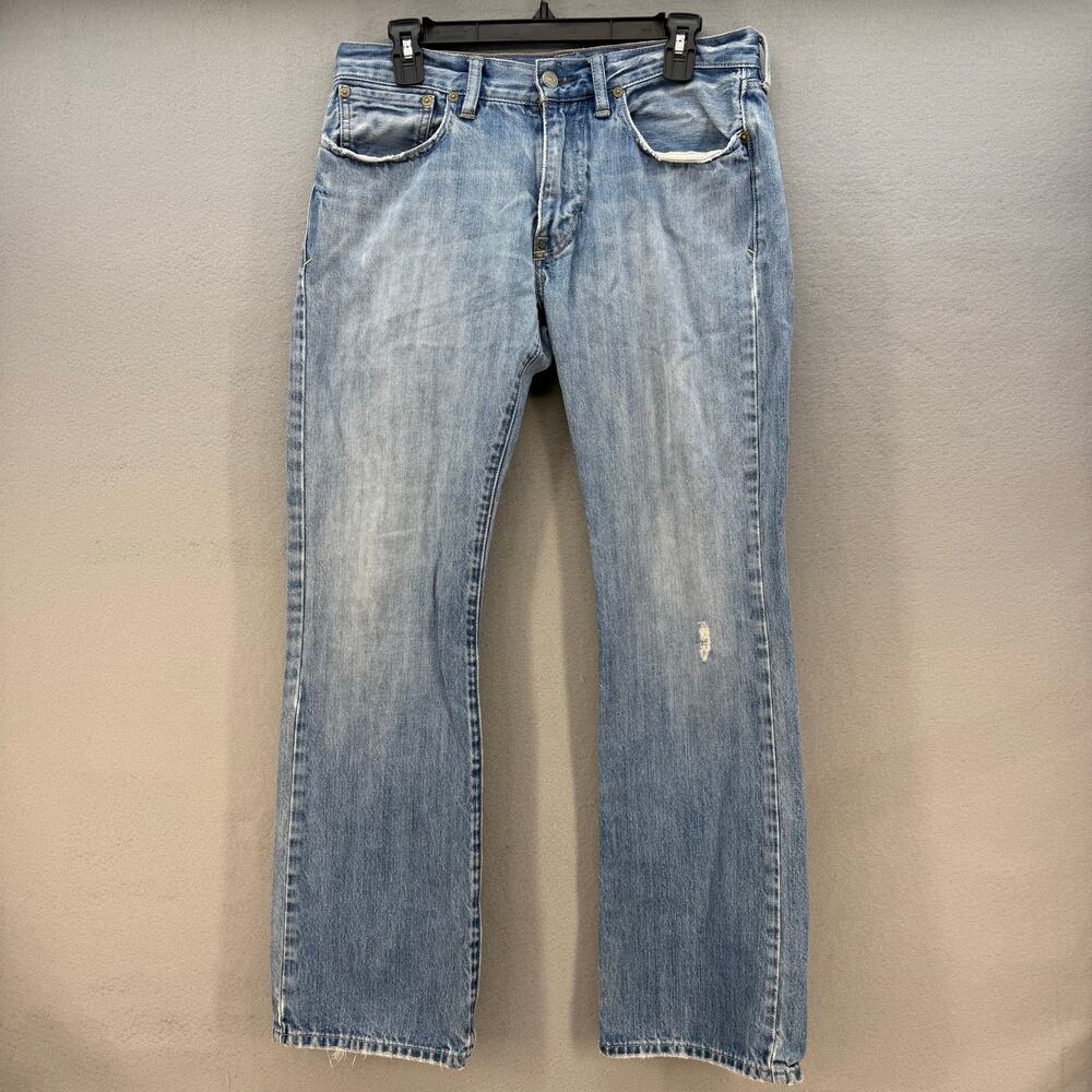 Polo Ralph Lauren Jeans Men's 30x30 Blue Boot Cut Vintage Tapered Leg Preppy VTG